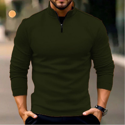Kintu Parantu Full Sleeve Solid Men Sweatshirt