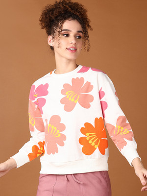 V-MART Full Sleeve Printed Women Sweatshirt
