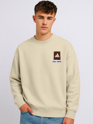 MANIAC Full Sleeve Applique Men Sweatshirt