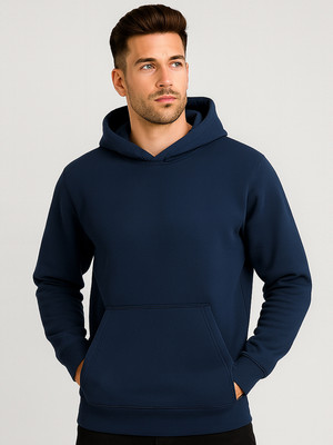 YONGE Full Sleeve Solid Men Sweatshirt