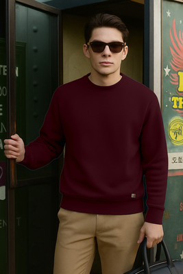 FTX Full Sleeve Solid Men Sweatshirt