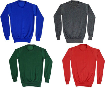 AE Trends Full Sleeve Solid Boys Sweatshirt