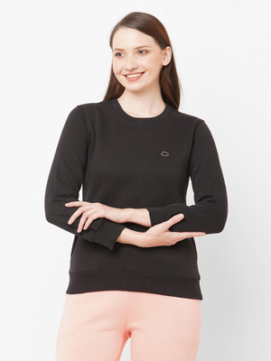 SWEET DREAMS 3/4th Sleeve Solid Women Sweatshirt