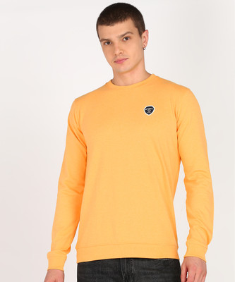PETER ENGLAND Full Sleeve Solid Men Sweatshirt