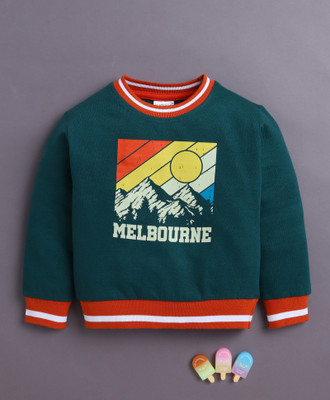 BUMZEE Full Sleeve Graphic Print Boys Sweatshirt