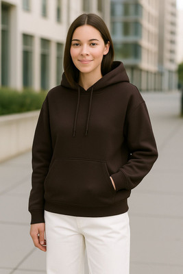 Rockwell Full Sleeve Solid Women Sweatshirt
