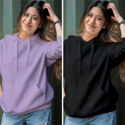 HouseOfCommon Full Sleeve Solid Women Sweatshirt