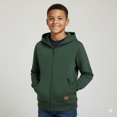 Alan Jones Full Sleeve Solid Boys Sweatshirt