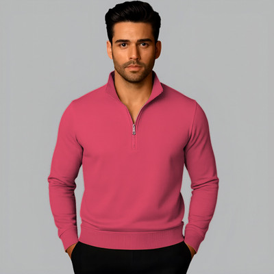 MACK JONNEY Full Sleeve Solid Men Sweatshirt