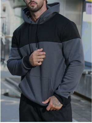 TAZO Full Sleeve Solid Men Sweatshirt