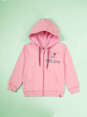 KiddoPanti Full Sleeve Printed Girls Sweatshirt