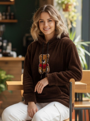 Looks United Full Sleeve Printed Women Sweatshirt