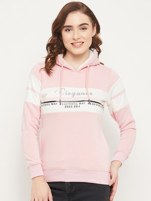 DUKE Full Sleeve Color Block Women Sweatshirt