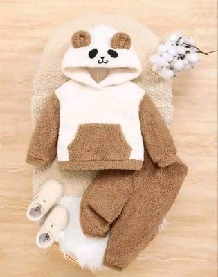 buaGi collection Baby Boys & Baby Girls Kung Fu Panda Casual Sweatshirt Dress(brown)