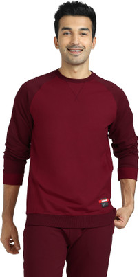 XYXX Full Sleeve Color Block Men Sweatshirt