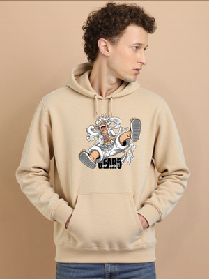Adam White Full Sleeve Graphic Print Men Sweatshirt