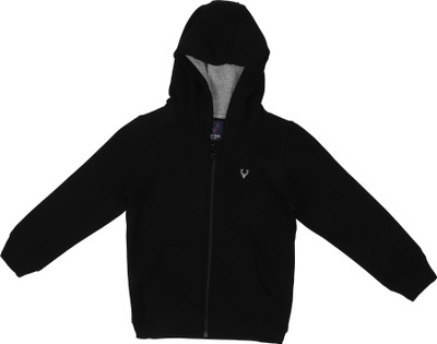 Allen Solly Full Sleeve Solid Boys Sweatshirt