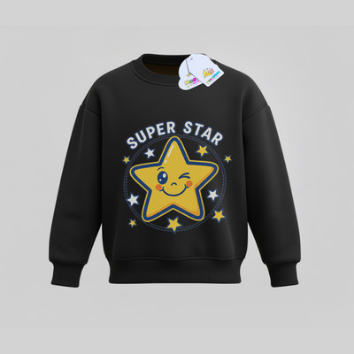 MoonWinks Full Sleeve Printed Boys & Girls Sweatshirt