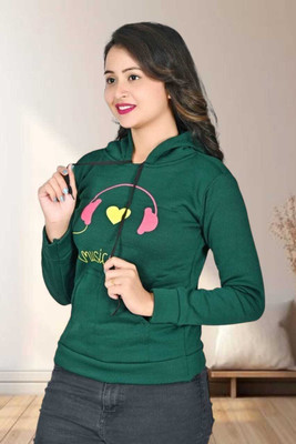 AHHYAN CREATION Full Sleeve Printed Women Sweatshirt