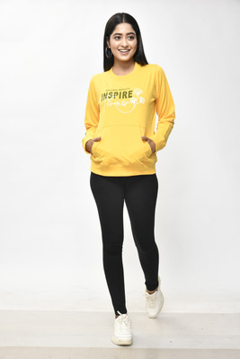 Alivee Full Sleeve Graphic Print Women Sweatshirt