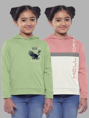 Hellcat Full Sleeve Printed Girls Sweatshirt