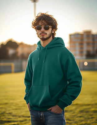Veirdo Full Sleeve Solid Men Sweatshirt