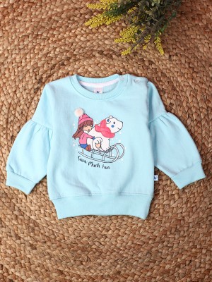 V-MART Full Sleeve Printed Baby Boys & Baby Girls Sweatshirt