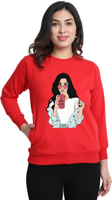 CHOZI Full Sleeve Graphic Print Women Sweatshirt