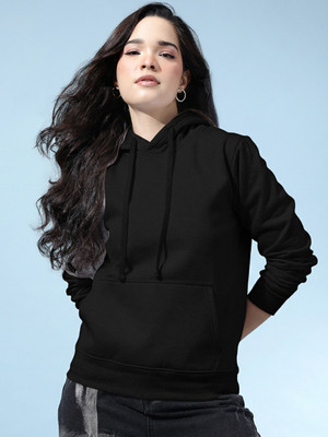 KICKBUDS Full Sleeve Solid Women Sweatshirt