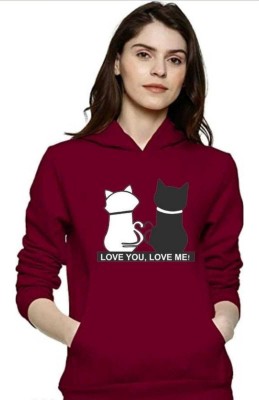 RICH APPAREL Full Sleeve Printed Women Sweatshirt