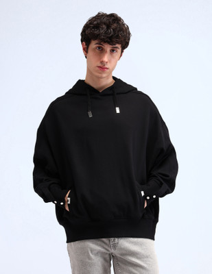 FLYING MACHINE Full Sleeve Solid Men Sweatshirt