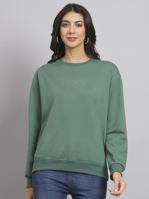 OBAAN Full Sleeve Solid Women Sweatshirt