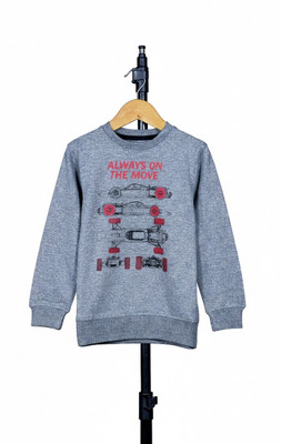 INTIHUG Full Sleeve Printed Boys Sweatshirt