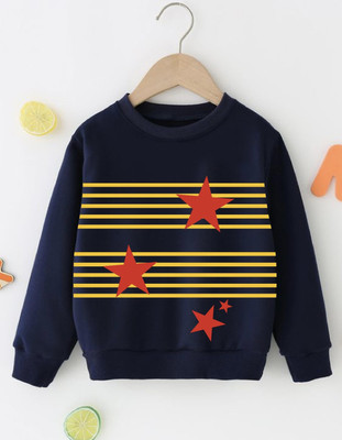 psv fashion Full Sleeve Striped Baby Boys & Baby Girls Sweatshirt