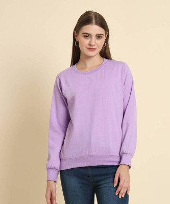OneTip Full Sleeve Solid Women Sweatshirt
