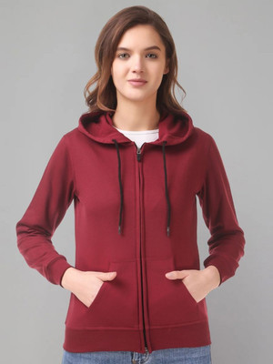 R Heaven Fashions Full Sleeve Solid Women Sweatshirt