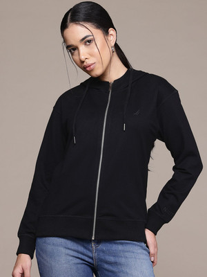 NAUTICA Full Sleeve Solid Women Sweatshirt