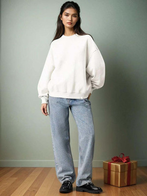 KOTTY Full Sleeve Solid Women Sweatshirt