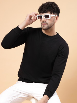 RIGO Full Sleeve Solid Men Sweatshirt