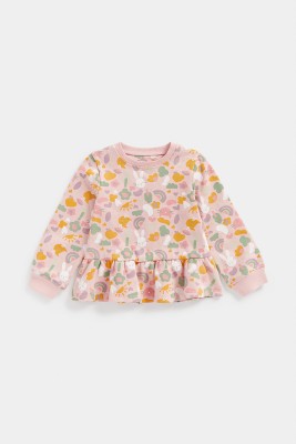 Mothercare Full Sleeve Printed Baby Girls Sweatshirt