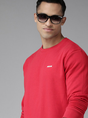 French Connection Full Sleeve Solid Men Sweatshirt