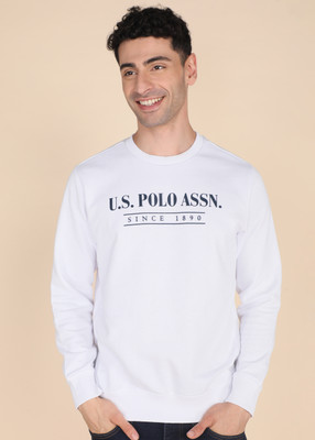 U.S. POLO ASSN. Full Sleeve Printed Men Sweatshirt