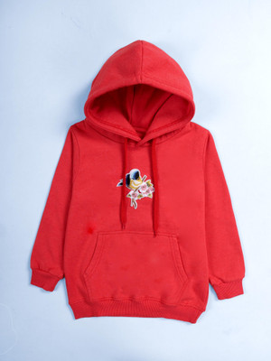 KiddoPanti Full Sleeve Printed Girls Sweatshirt