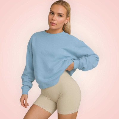MAJESTIC FASHION Full Sleeve Solid Women Sweatshirt