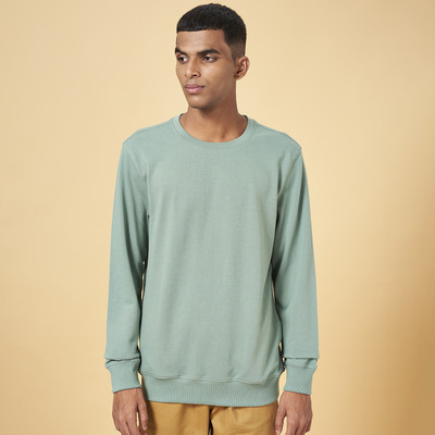Urban Ranger by Pantaloos Full Sleeve Solid Men Sweatshirt