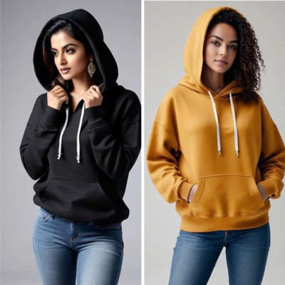 HouseOfCommon Full Sleeve Solid Women Sweatshirt