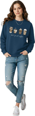 Stylezone Full Sleeve Self Design Women Sweatshirt