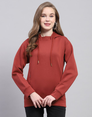 MONTE CARLO Full Sleeve Solid Women Sweatshirt