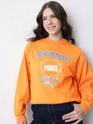 Mast & Harbour Full Sleeve Printed Women Sweatshirt