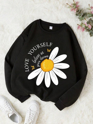 ERAWORLD Full Sleeve Printed Women Sweatshirt